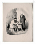 The Artists, plate 2: You must model me in this manner one day, 1848 by Honoré Daumier
