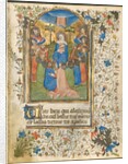 The Ascension: Leaf from a Book of Hours, c. 1420-30 by Henri d'Orquevaulx; Workshop