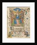 The Ascension: Leaf from a Book of Hours, c. 1420-30 by Henri d'Orquevaulx; Workshop