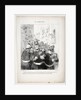 The Banqueters, plate 4: Rifolard is more charming than ever…, 1848 by Honoré Daumier