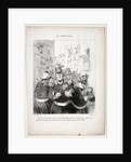 The Banqueters, plate 4: Rifolard is more charming than ever…, 1848 by Honoré Daumier