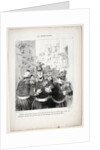 The Banqueters, plate 4: Rifolard is more charming than ever…, 1848 by Honoré Daumier