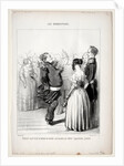 The Banqueters, plate 5: Rifolard opens the ball, 1848 by Honoré Daumier