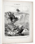 The Banqueters, plate 9: What a pitiful idea we have…, 1849 by Honoré Daumier