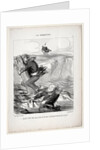The Banqueters, plate 9: What a pitiful idea we have…, 1849 by Honoré Daumier