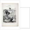 The Banqueters, plate 9: What a pitiful idea we have…, 1849 by Honoré Daumier