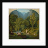 The Bathers, Souvenir of the Banks of the Anio River at Tivoli, c. 1860/1861 by Théodore Caruelle d' Aligny