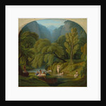 The Bathers, Souvenir of the Banks of the Anio River at Tivoli, c. 1860/1861 by Théodore Caruelle d' Aligny