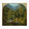 The Bathers, Souvenir of the Banks of the Anio River at Tivoli, c. 1860/1861 by Théodore Caruelle d' Aligny