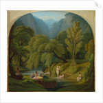 The Bathers, Souvenir of the Banks of the Anio River at Tivoli, c. 1860/1861 by Théodore Caruelle d' Aligny