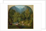 The Bathers, Souvenir of the Banks of the Anio River at Tivoli, c. 1860/1861 by Théodore Caruelle d' Aligny