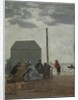 The Beach at Deauville, 1864 by Eugène Boudin