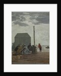 The Beach at Deauville, 1864 by Eugène Boudin