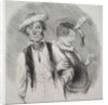 The beautiful days of life, plate 18: Mardi gras, 1844 by Honoré Daumier; Aubert