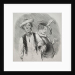The beautiful days of life, plate 18: Mardi gras, 1844 by Honoré Daumier; Aubert