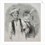 The beautiful days of life, plate 18: Mardi gras, 1844 by Honoré Daumier; Aubert