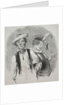 The beautiful days of life, plate 18: Mardi gras, 1844 by Honoré Daumier; Aubert