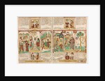 The Bible of the Poor, Pharaoh's Army Drowned in the Red Sea…, 1450-1465 by Anonymous