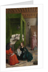The Birth and Naming of John the Baptist, 1496-99 by Juan de Flandes