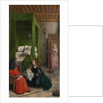 The Birth and Naming of John the Baptist, 1496-99 by Juan de Flandes