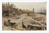 The Boatyard, c. 1875 by Jean-Charles Cazin