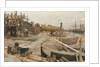 The Boatyard, c. 1875 by Jean-Charles Cazin