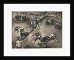 The Bulls of Bordeaux: Bullfight in a Divided Ring, 1825 by Francisco de Goya