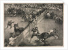 The Bulls of Bordeaux: Bullfight in a Divided Ring, 1825 by Francisco de Goya