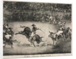 The Bulls of Bordeaux: The Famous American, Mariano Ceballos, 1825 by Francisco de Goya