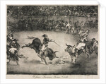 The Bulls of Bordeaux: The Famous American, Mariano Ceballos, 1825 by Francisco de Goya