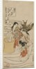 The Chofu Tama River in Musashi Province, c. 1770 by Kitao Shigemasa