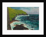 The Cliffs at Beg-ar-Fry, Saint-Jean-du-Doigt, 1895 by Maxime Maufra