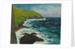 The Cliffs at Beg-ar-Fry, Saint-Jean-du-Doigt, 1895 by Maxime Maufra