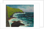 The Cliffs at Beg-ar-Fry, Saint-Jean-du-Doigt, 1895 by Maxime Maufra