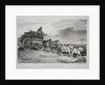 The Coal Wagon, 1821 by Théodore Géricault