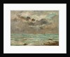 The Coast at Trouville, c. 1865-1900 by Eugène Boudin (imitator of)