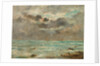 The Coast at Trouville, c. 1865-1900 by Eugène Boudin (imitator of)