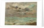 The Coast at Trouville, c. 1865-1900 by Eugène Boudin (imitator of)