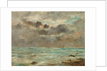 The Coast at Trouville, c. 1865-1900 by Eugène Boudin (imitator of)