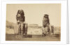 The Colossi of Memnon, Thebes, c. 1860s by Antonio Beato