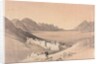 The Convent of St. Catherine, Mount Sinai, Looking towards the Plain of the Encampment, 1839 by David Roberts
