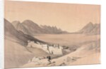 The Convent of St. Catherine, Mount Sinai, Looking towards the Plain of the Encampment, 1839 by David Roberts