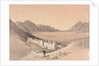The Convent of St. Catherine, Mount Sinai, Looking towards the Plain of the Encampment, 1839 by David Roberts