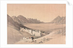 The Convent of St. Catherine, Mount Sinai, Looking towards the Plain of the Encampment, 1839 by David Roberts