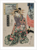 The Courtesan Emon of Maruebiya with a View of Tago Bay…, c. late 1820s or early 1830s by Ipposai Kuniyasu