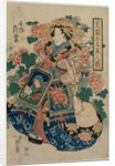 The Courtesan Hanamurasaki of the Tsuchiya…, early or mid 1830s by Keisai Eisen