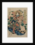 The Courtesan Hanamurasaki of the Tsuchiya…, early or mid 1830s by Keisai Eisen