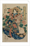 The Courtesan Hanamurasaki of the Tsuchiya…, early or mid 1830s by Keisai Eisen
