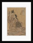 The Courtesan Hana-ogi of Ogiya as the Sennin Tekkai…, mid 1790s by Kitagawa Utamaro
