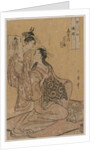 The Courtesan Hana-ogi of Ogiya as the Sennin Tekkai…, mid 1790s by Kitagawa Utamaro